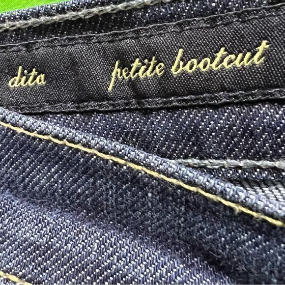 Citizens of Humanity Dita‎ Petite Bootcut Jeans Whiskering Fading Blue Size 27 - Picture 6 of 11